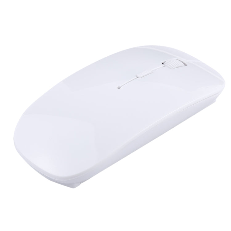 Ratón óptico láser ultrafino inalámbrico de 2,4 GHz con mini receptor USB, Plug and Play