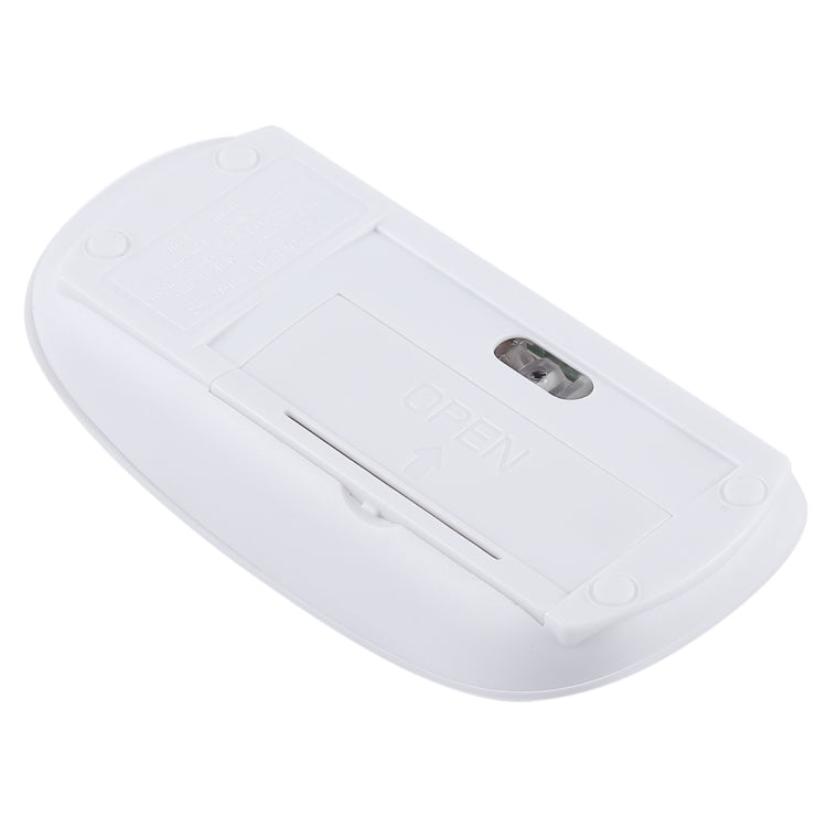 Ratón óptico láser ultrafino inalámbrico de 2,4 GHz con mini receptor USB, Plug and Play