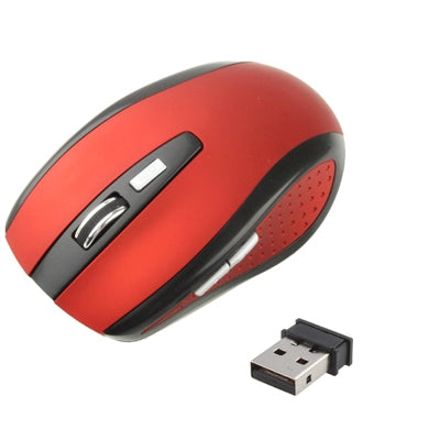 Ratón óptico inalámbrico 6D de 2,4 GHz, 800 ~ 1600 DPI, con minireceptor USB, Plug and Play, distancia de trabajo de hasta 10 metros