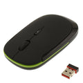 Ratón ultrafino inalámbrico de 2,4 GHz, Black, Grey, Silver