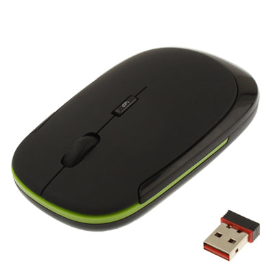 Ratón ultrafino inalámbrico de 2,4 GHz, Black, Grey, Silver