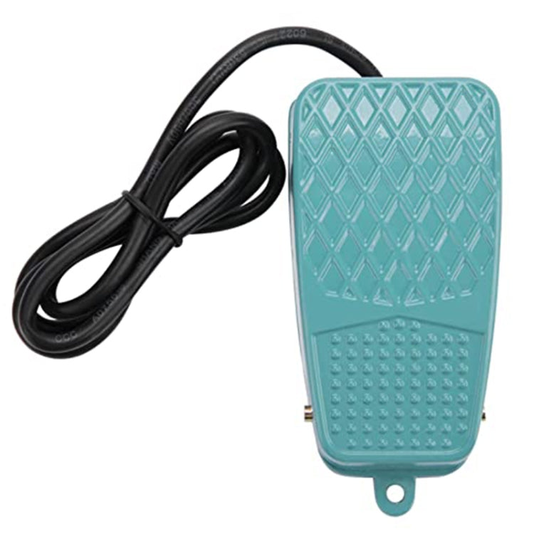 TFS-105 AC 250V 10A Interruptor de pedal de control de pie con caja de metal antideslizante, longitud del cable: 90 cm, TFS-105