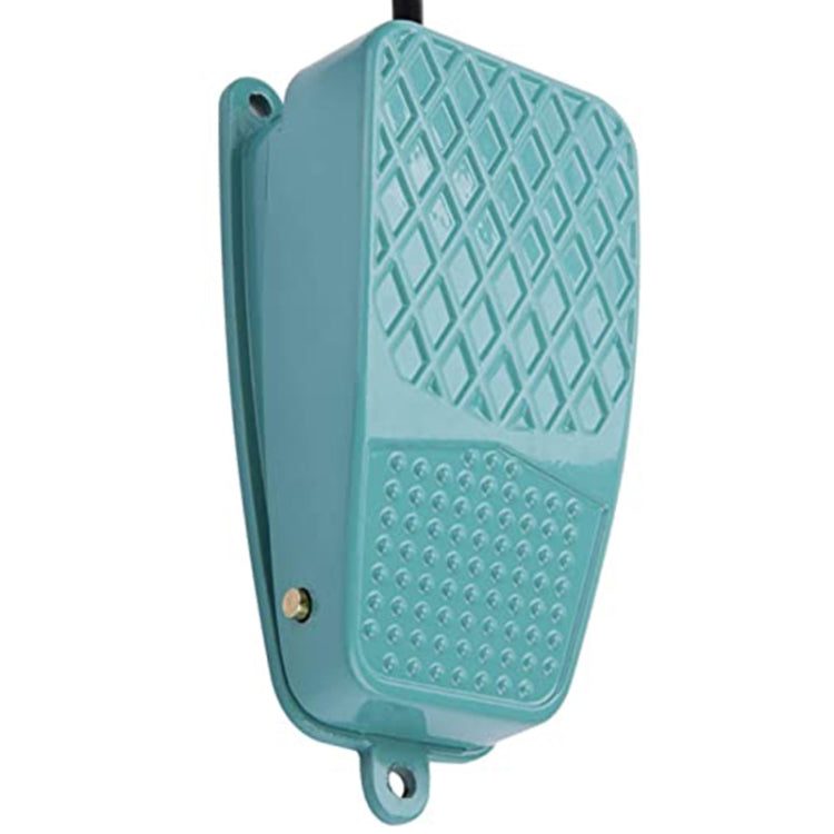 TFS-105 AC 250V 10A Interruptor de pedal de control de pie con caja de metal antideslizante, longitud del cable: 90 cm, TFS-105