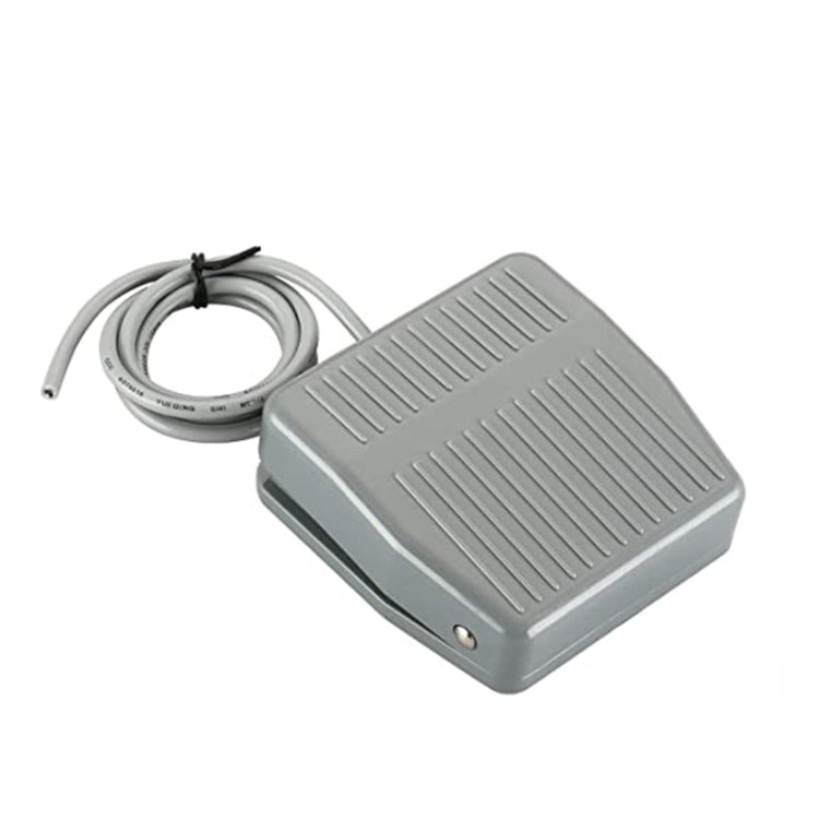 TFS-201 AC 250V 10 A Pedal de alimentación con interruptor de pie de plástico de energía eléctrica, longitud del cable: 1 m, TFS-201 1m