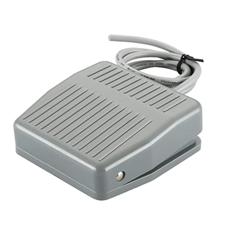 TFS-201 AC 250V 10 A Pedal de alimentación con interruptor de pie de plástico de energía eléctrica, longitud del cable: 1 m, TFS-201 1m