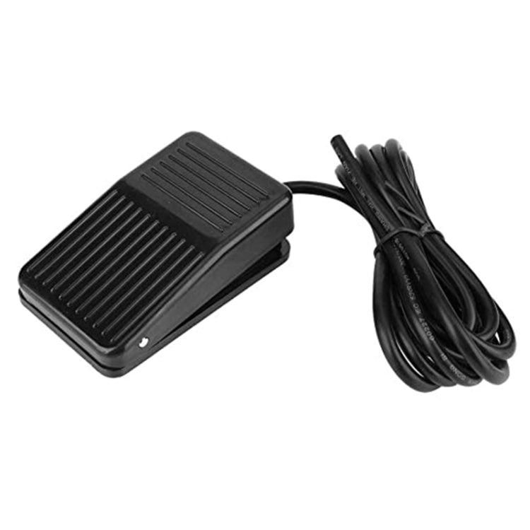 TFS-01 AC 250V 10A Interruptor de pedal de control de pie con caja de plástico antideslizante, longitud del cable: 1 m, TFS-01