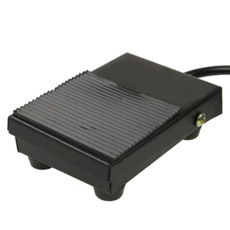 TFS-1 AC 250V 10A Interruptor de pedal de control de pie con caja de plástico antideslizante, longitud del cable: 1 m, TFS-1 1m