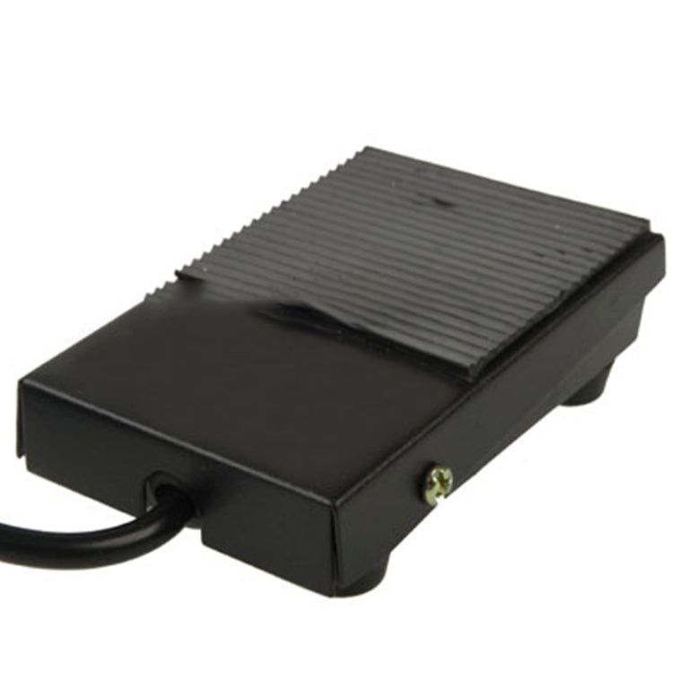 TFS-1 AC 250V 10A Interruptor de pedal de control de pie con caja de plástico antideslizante, longitud del cable: 1 m, TFS-1 1m