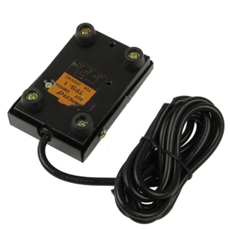 TFS-1 AC 250V 10A Interruptor de pedal de control de pie con caja de plástico antideslizante, longitud del cable: 1 m, TFS-1 1m