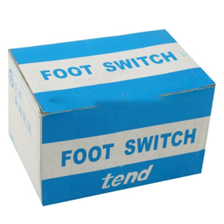 TFS-1 AC 250V 10A Interruptor de pedal de control de pie con caja de plástico antideslizante, longitud del cable: 1 m, TFS-1 1m