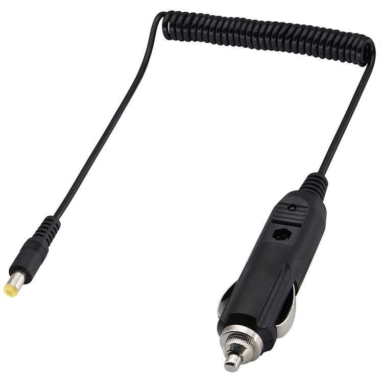 Adaptador de fuente de alimentación para automóvil 2A, 4,0 x 1,7 mm, enchufe, cable en espiral, cargador para automóvil, longitud: 40-140 cm, 4.0 x 1.7mm