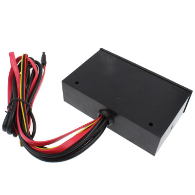 Lector de tarjetas para tablero de PC multimedia de 5,25 pulgadas, 2 x USB 3.0 + 6 x USB 2.0 SATA, 2 x USB 3.0 + 6 x USB 2.0 SATA