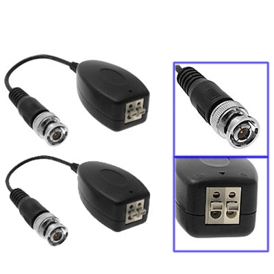 Transceptor balun de vídeo UTP pasivo de 2 piezas, UTP101P
