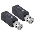 Transceptor balun de vídeo pasivo de un solo canal BNC trenzado CCTV de 2 piezas, 203A