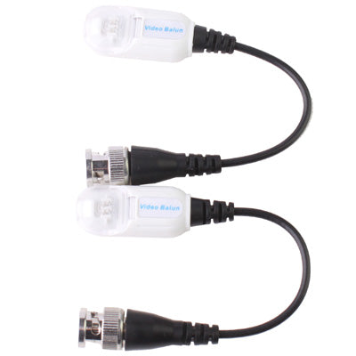 2 PCS Balun de vídeo en red UTP pasivo CAT5 a cámara CCTV BNC DVR O-612, 206C