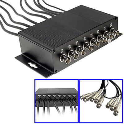 Dispositivo protector contra sobretensiones CCTV BNC de 8 canales (CoaxJK/ V8), CoaxJK/ V8