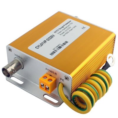 220V 2 en 1 Pararrayos de protección contra sobretensiones de seguridad de señal de video de potencia, 220V 2 in 1