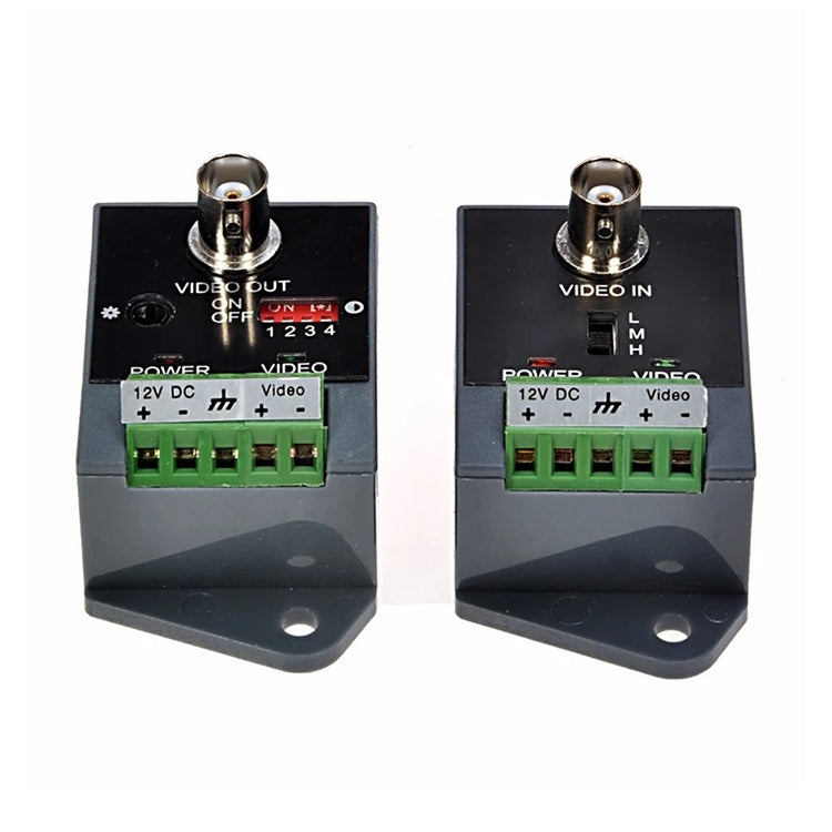 Transmisor y receptor balun de vídeo de par trenzado UTP CCTV activo, 351TR