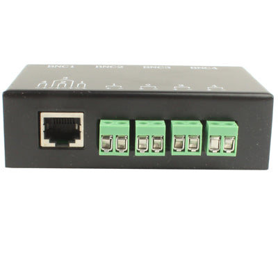 Transceptor Balun de vídeo pasivo de 4 canales BNC a UTP RJ45, QC204