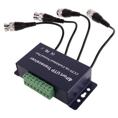 Transceptores balun pasivos UTP de 4 canales, UTP Transceivers