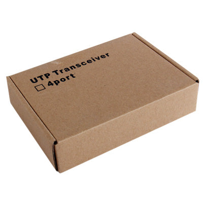 Transceptores balun pasivos UTP de 4 canales, UTP Transceivers