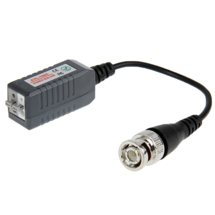 Balun de vídeo pasivo de un solo canal CYL-106C de 2 piezas, CYL-106C