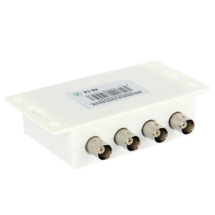 Video Balun UTP Pasivo de 4 Canales / CCTV Vía Pares Trenzados, UTP Video Balun
