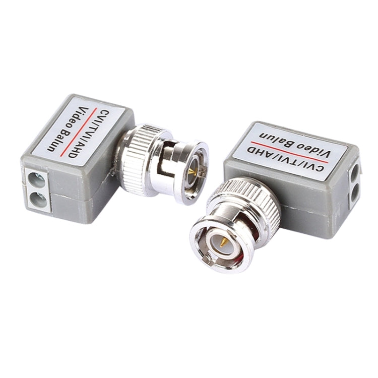 2 PCS 202C-HD CVI/TVI/AHD 1CH Adaptador coaxial balun de vídeo pasivo, 202C-HD