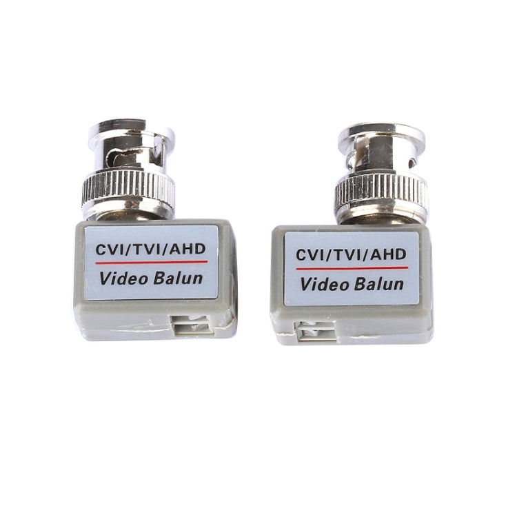 2 PCS 202C-HD CVI/TVI/AHD 1CH Adaptador coaxial balun de vídeo pasivo, 202C-HD