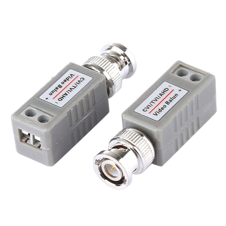 2 PCS 202E-HD CVI/TVI/AHD 1CH Adaptador coaxial balun de vídeo pasivo, 202E-HD