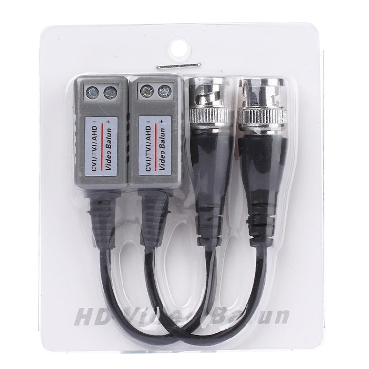 2 PCS HD 202P Coaxial CVI/TVI/AHD 1CH Transceptor Pasivo Balun de Vídeo, 202P