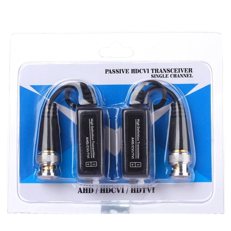 2 PCS HD 205C Coaxial CVI/TVI/AHD 1CH Transceptor Pasivo Balun de Vídeo, 205C