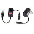 2 PCS HD 213A Coaxial CVI/TVI/AHD Transceptor Balun de potencia de audio y vídeo, 213A