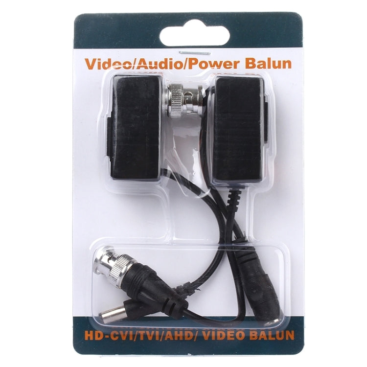 2 PCS HD 213A Coaxial CVI/TVI/AHD Transceptor Balun de potencia de audio y vídeo, 213A