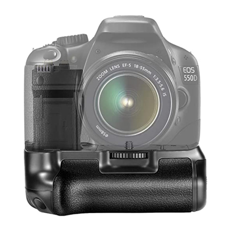 Empuñadura de batería para Canon EOS 550D con dos soportes de batería, For Canon EOS 550D