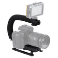 Mango de soporte de montaje en forma de C para DSLR / videocámara DV