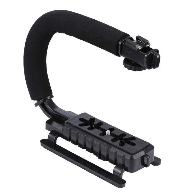 Mango de soporte de montaje en forma de C para DSLR / videocámara DV