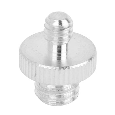 Tornillo de acero inoxidable de 1/4 a 3/8 para cabezales de trípode, 1/4 to 3/8