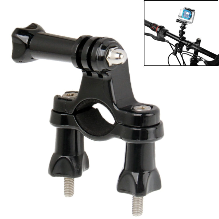 Soporte universal para tija de sillín de manillar de bicicleta para GoPro Hero11 Black / HERO10 Black /9 Black /8 Black /7/6/5/5 Session /4 Session /4/3+ /3/2/1, DJI Osmo Action y otras cámaras de acción, Universal Bike Handlebar