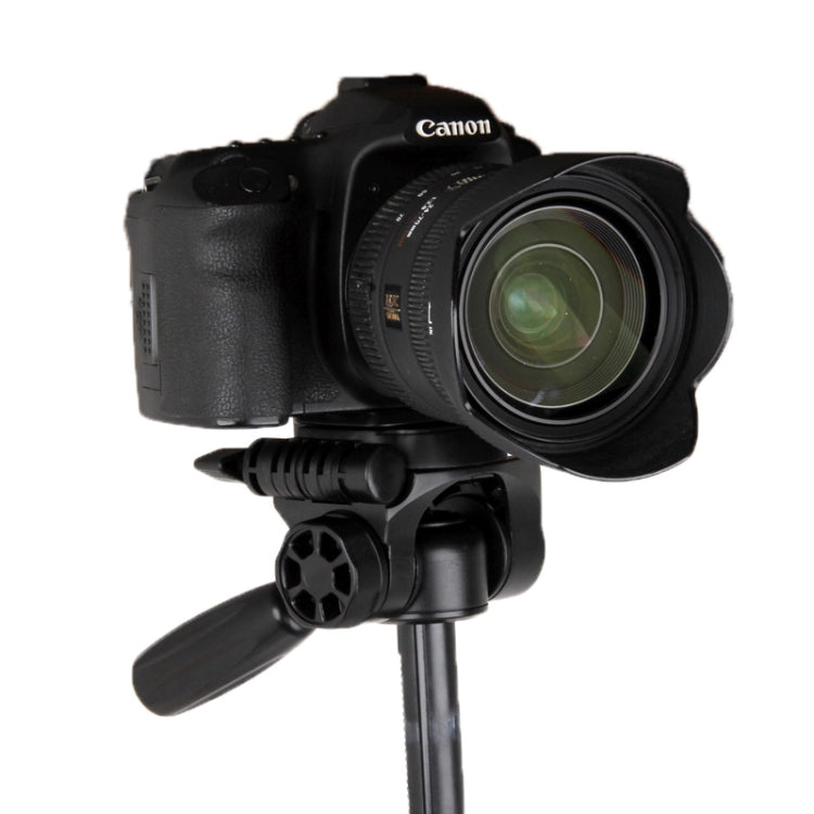 Trípode para cámara YUNTENG con cabezal amortiguador tridimensional (VCT-690RM)