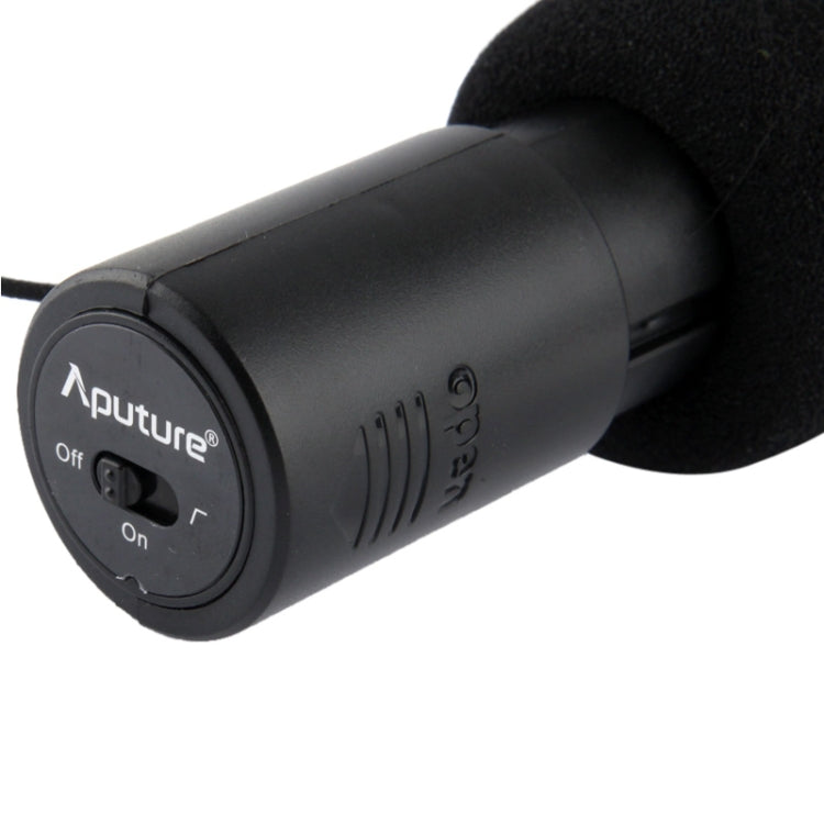 Micrófono de escopeta de condensador direccional Aputure V-MIC D1, compatible con giro de 360 grados/inclinación de 180 grados