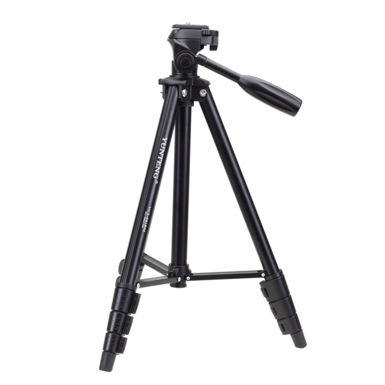 YUNTENG VCT-681 Soporte para trípode para cámaras SLR / Micro-SLR / Digital de 138 cm, Patas de Aluminio Plegables de 4 Secciones, Adecuado para Canon / Nikon / Panasonic / Pentax / Casio / Sony / Fuji (Capacidad de Carga: 3 kg)