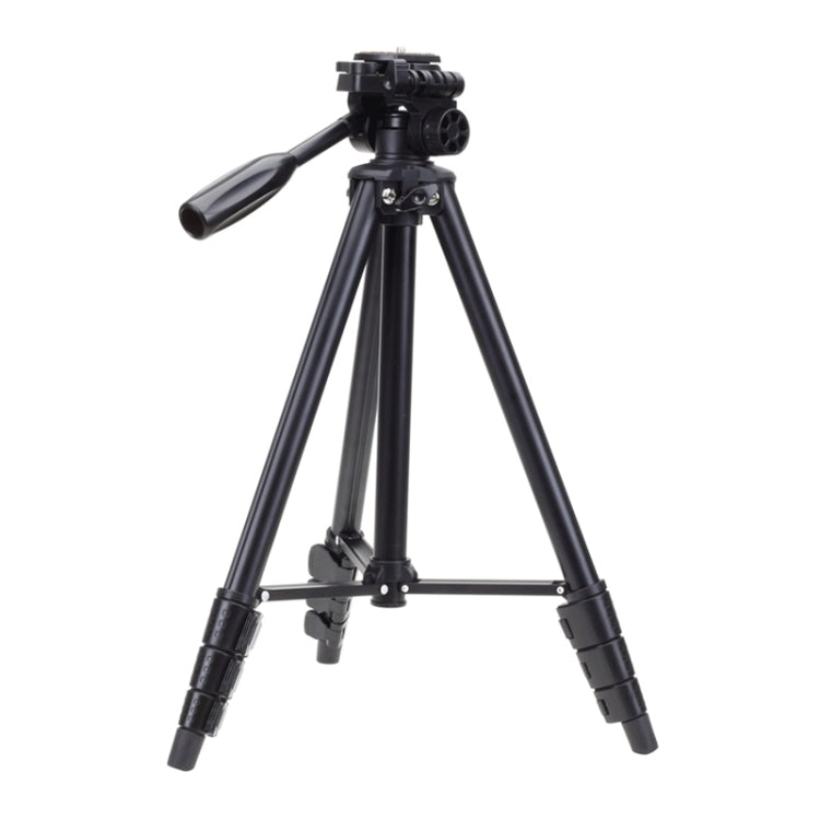 YUNTENG VCT-681 Soporte para trípode para cámaras SLR / Micro-SLR / Digital de 138 cm, Patas de Aluminio Plegables de 4 Secciones, Adecuado para Canon / Nikon / Panasonic / Pentax / Casio / Sony / Fuji (Capacidad de Carga: 3 kg)