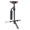 Estabilizador profesional deslizante de fibra de carbono con placa ajustable Letspro para cámara/DV/DSLR/videocámara (SK-500)