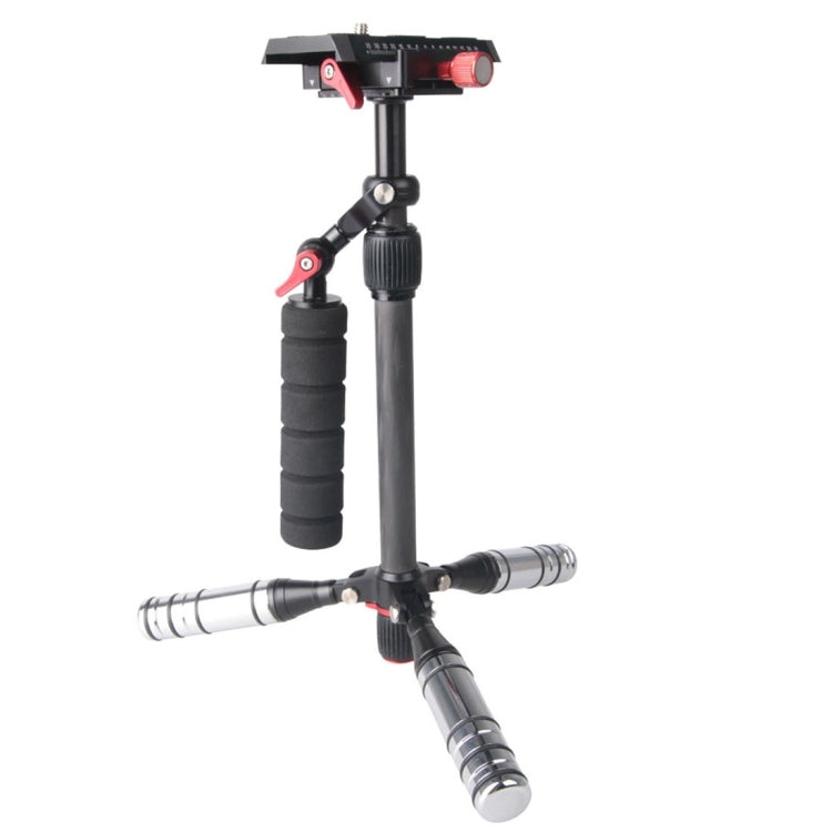 Estabilizador profesional deslizante de fibra de carbono con placa ajustable Letspro para cámara/DV/DSLR/videocámara (SK-500)