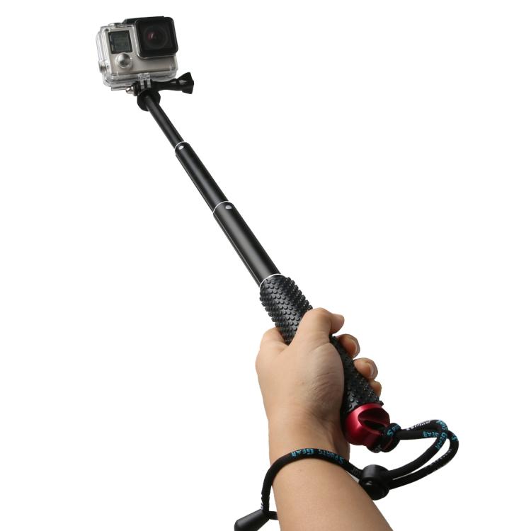 Monopié de poste extensible de mano de 49 cm con tornillo para GoPro Hero11 Black / HERO10 Black / HERO9 Black /HERO8 / HERO7 /6/5/5 Session /4 Session /4/3+ /3/2/1, Insta360 ONE R, DJI Osmo Actiony otras cámaras de acción, Max Length: 49cm(Silver)    ...