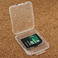 Caja de tarjeta de almacenamiento de plástico transparente de 100 piezas para tarjeta de memoria Digital segura/tarjeta SD, SD Card