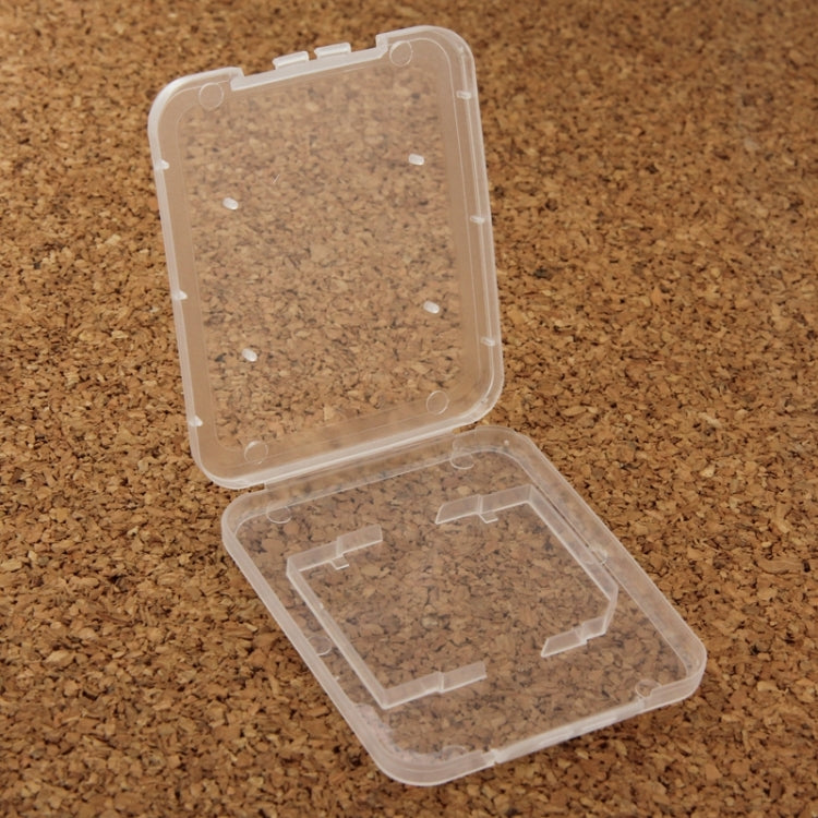 Caja de tarjeta de almacenamiento de plástico transparente de 100 piezas para tarjeta de memoria Digital segura/tarjeta SD, SD Card