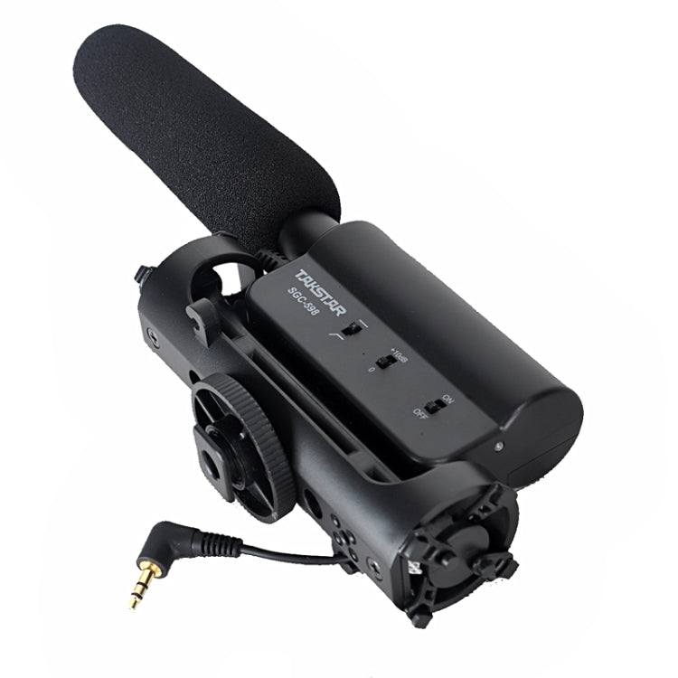 TAKSTAR SGC-598 Micrófono dedicado para entrevista de fotografía profesional para videocámaras DSLR y DV