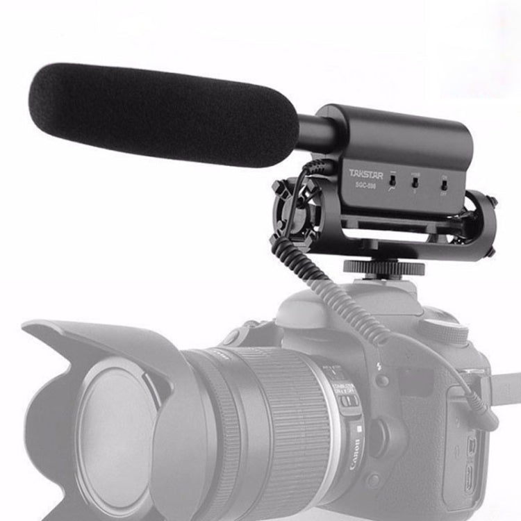 Micrófonos de grabación de condensador SGC-598, micrófonos dedicados para entrevistas de fotografía profesional para videocámaras DSLR y DV